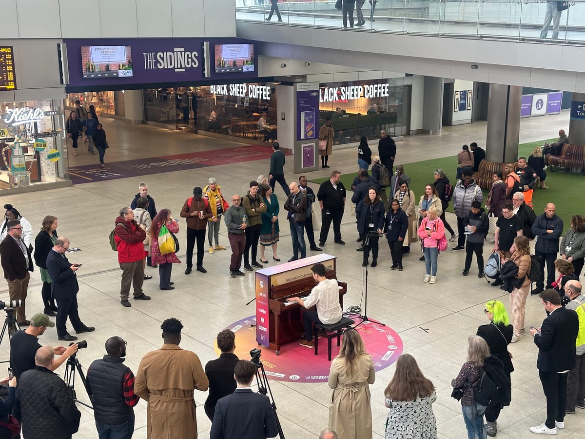 Waterloo station wins community piano